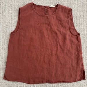 Eileen Fisher linen tank top